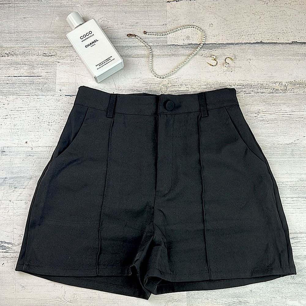 better / together small black dress shorts